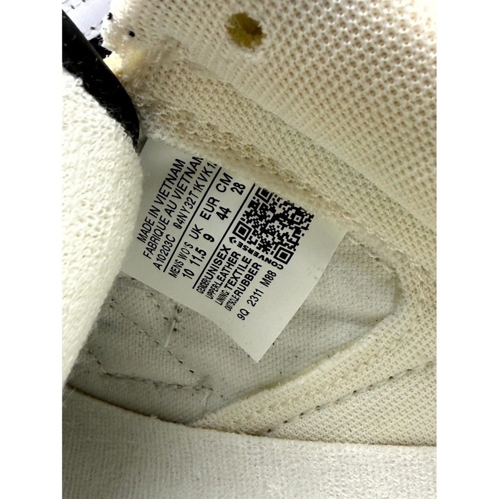 Converse Weapon A10203C Mens 10 Sneaker White Black Leather Skateboard Shoes - Picture 10 of 11